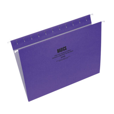 Basics Brand Hanging Folders letter size Violet Fineline Stationery Edson Alberta