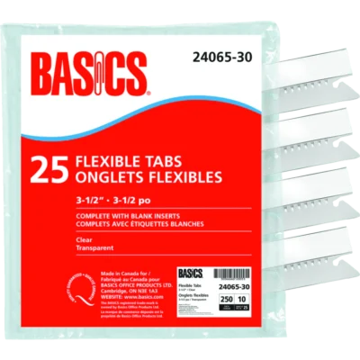 Basics® Flexible Tabs 3.5"