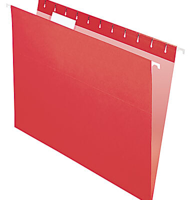 OP Brand Hanging Folder Red Letter size Fineline Stationery Edson Alberta