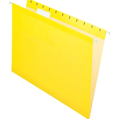 OP Brand Hanging Folders Legal Yellow