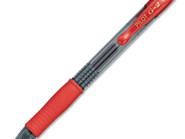 Pilot G2 Retractable Gel Pen 0.7mm Red