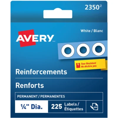 Avery Reinforcements 2350 WHITE 225/BOX