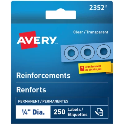 Avery Reinforcements 2352 WHITE 250/BOX