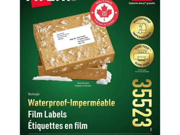 Avery Waterproof Labels 35523 Fineline Stationery Edson Alberta