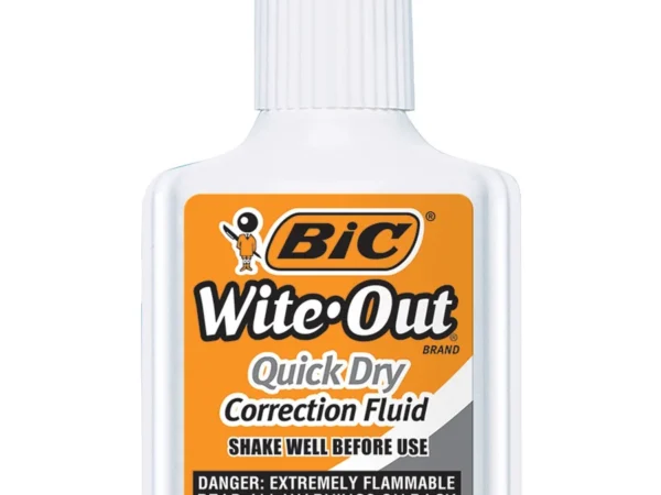 Bic Wite-Out Quick Dry Correction Fluid White 22ml Singles