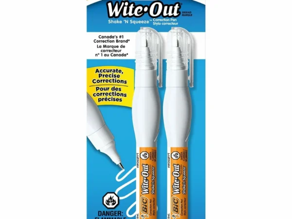 Bic Wite-Out Correction Pen Shake n' Squeeze 2PK