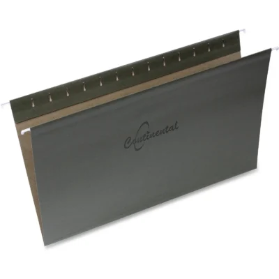 Continental Brand Hanging Folders Legal Size Green
