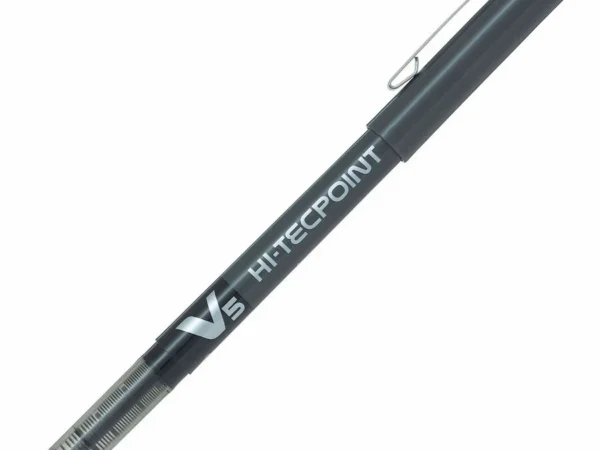 Pilot V5 Hi-Tecpoint Grip Liquid Ink Pen-Roller Black