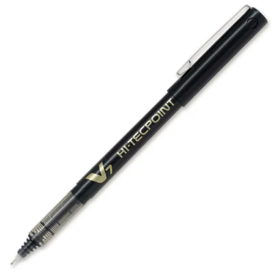 Pilot V7 Hi-Tecpoint Grip Liquid Ink Pen-Roller Black