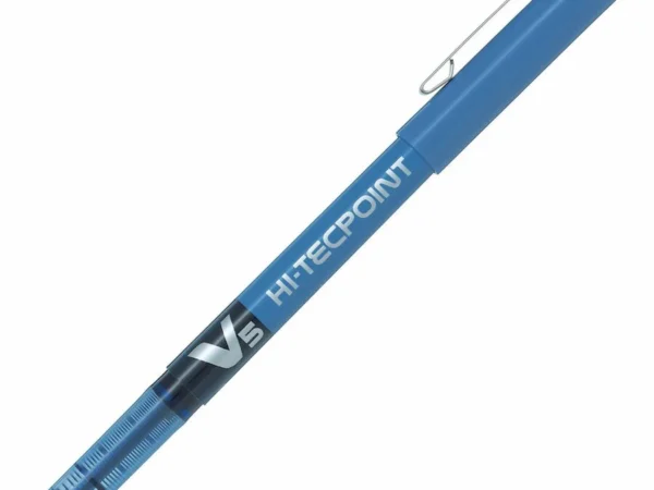 Pilot V5 Hi-Tecpoint Grip Liquid Ink Pen-Roller Blue