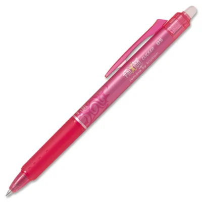 Pilot Frixion Retractable Clicker Gel Pen 0.5 Pink