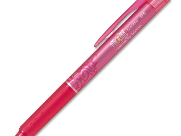 Pilot Frixion Retractable Clicker Gel Pen 0.5 Pink