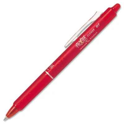 Pilot Frixion Retractable Clicker Gel Pen 0.7 Red