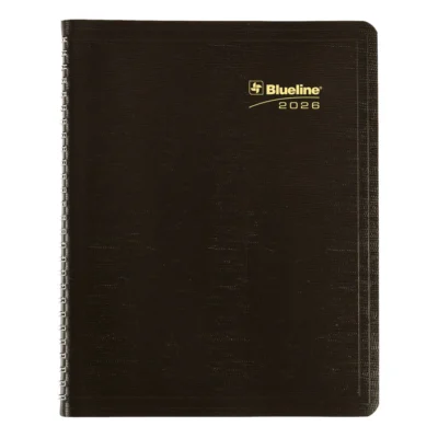 Blueline 2026 Essential Monthly Planner Black on sale now at Fineline Stationery Edson