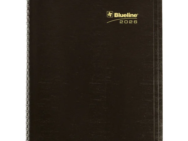 Blueline 2026 Essential Monthly Planner Black on sale now at Fineline Stationery Edson
