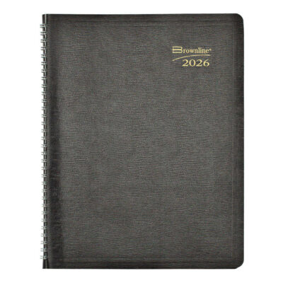 Brownline 2026 Essential Monthly Planner Black on sale now at Fineline Stationery Edson