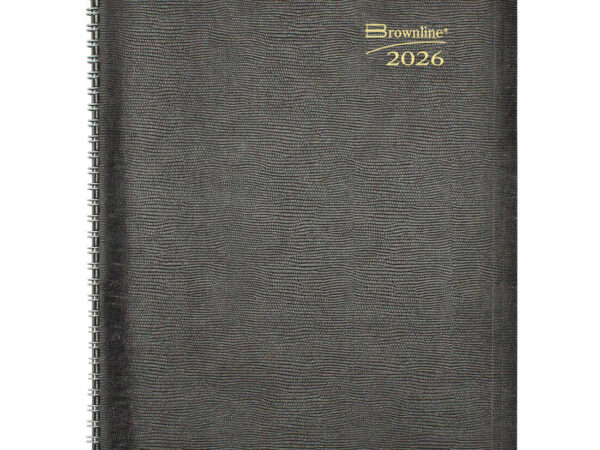 Brownline 2026 Essential Monthly Planner Black on sale now at Fineline Stationery Edson