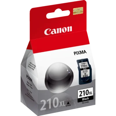 Original Canon PG210XL Black high-yield ink for Canon Pixma and MX photo printers available in-store at Fineline Stationery Edson