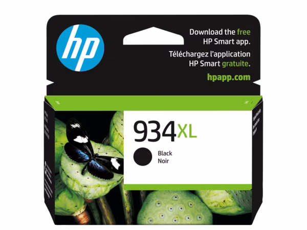 HP 934XL Black high-yield ink for HP officejet printers available at Fineline Stationery Edson
