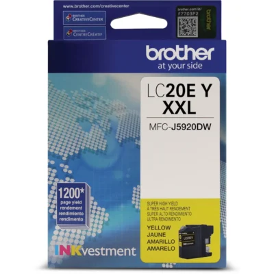 Brother Investment Ink LC20EYS Yellow Super High Yield