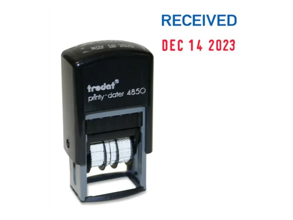 Trodat® 4850 Printy Daters with Received Message