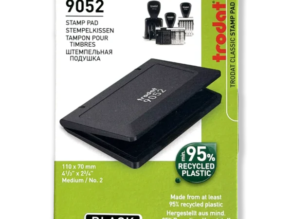 Trodat Felt Black Stamp Pad 9052 large number 2 available at Fineline Stationery Edson