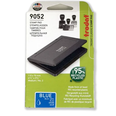 Trodat Felt Blue Stamp Pad 9052 large number 2 available at Fineline Stationery Edson