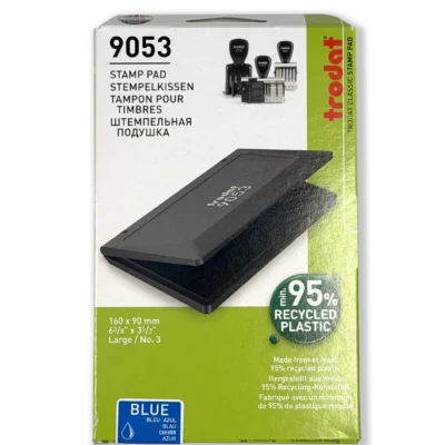 Trodat Felt Blue Stamp Pad 9053 large number 3 available at Fineline Stationery Edson