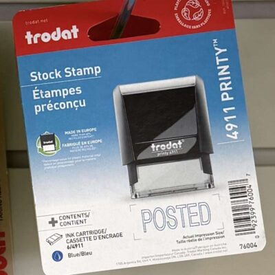 Trodat® Printy 4911 Posted self-inking message stamp available at Fineline Stationery Edson