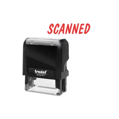 Trodat® Printy 4911 Scanned self-inking message stamp available at Fineline Stationery Edson