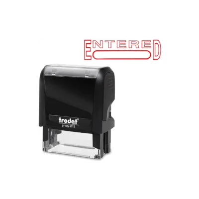 Trodat® Printy 4911 Entered only self-inking message stamp available at Fineline Stationery Edson