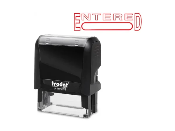 Trodat® Printy 4911 Entered only self-inking message stamp available at Fineline Stationery Edson