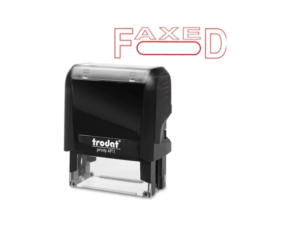 Trodat® Printy 4911 Faxed only self-inking message stamp available at Fineline Stationery Edson