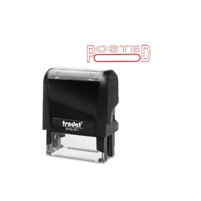 Trodat® Printy 4911 Posted Red only self-inking message stamp available at Fineline Stationery Edson