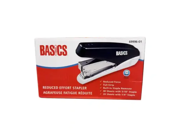 Basics® Full Strip Reduced Effort Stapler 40 Sheet Capacity