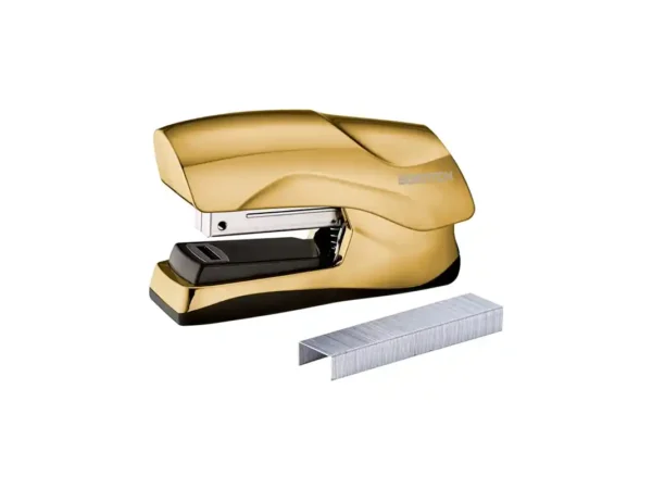 Bostitch Half Strip Flat Clinch High Capacity Stapler Gold