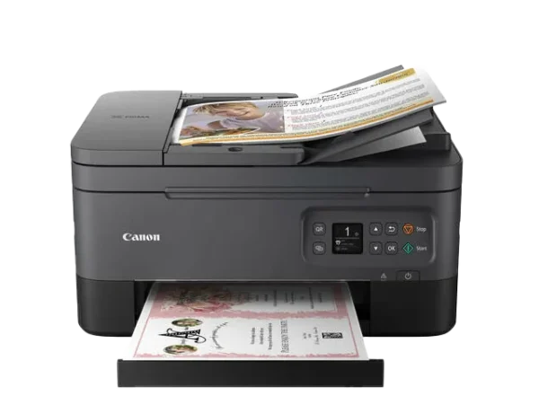 Canon TR7021BK Compact Wireless All-In-One Color Inkjet Printer Black