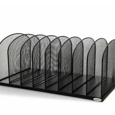 Safco Mesh Desk Upright Organizer Eight Section