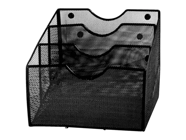 Winnable 3 Level File Holder Magnetic Mesh Black