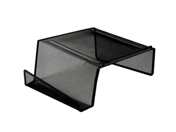 Winnable Angled Mesh Telephone Phone Stand Black